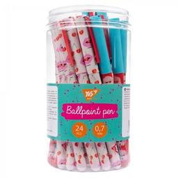 Ручка шариковая Yes Fancy синяя (411944)