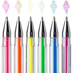 Ручка гелевая Yes Neon набор 6 шт (411706)