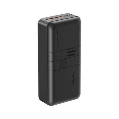 Батарея универсальная XO 30000mAh, PD/20W, QC3.0/22.5W, Input(Type-C,MicroUSB), Output(2*USB,Type-C), Black (XO-PR189B / 29189)