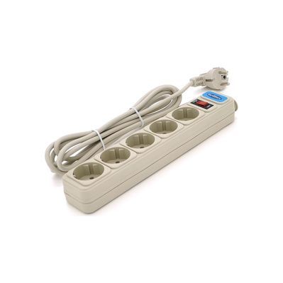 Мережевий подовжувач SVІTTEX YT-SV-002, 5 роз, 3м (YT-SV-002)