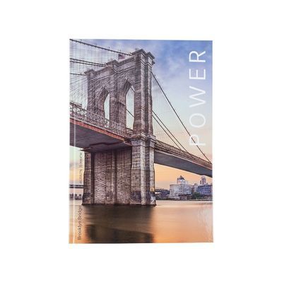 Книга записна Axent Power А4 у твердій обкладинці 96 аркуші клітинка (8422-567-A)