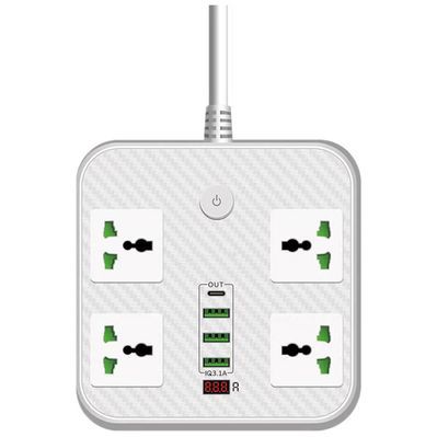 Мережевий фільтр живлення Voltronic TВ-Т90, 4роз, 3*USB White (ТВ-Т90-White)