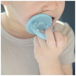 Пустышка MinikOiOi силиконовая 100% BASICS Gumy - Powder Grey, 3 м+ (101220004)