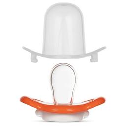 Пустушка Baboo Marine силіконова, 6+ міс (помаранчева) (5-026)