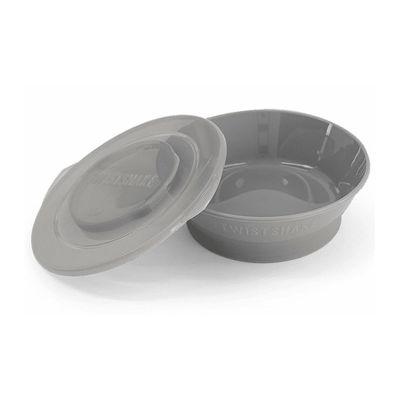 Тарілка дитяча Twistshake Pastel Grey 6+ міс (78154)