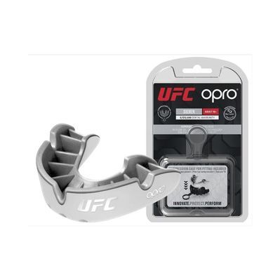 Капа Opro Silver доросла (вік 11+) White/Silver (ufc.102514003) (UFC_Silver_Wh/Sil)