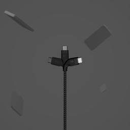 Дата кабель USB-C to USB-C 1.0m Belkin (CAB011BT1MBK)