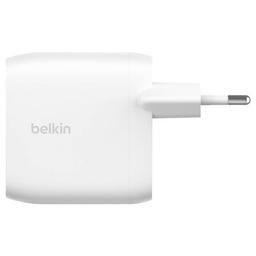 Зарядное устройство Belkin 30W 2хUSB-С PD PPS white (WCB010VFWH)