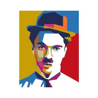 Картина по номерам Rosa Start Чарлі Чаплін (4823098508328)