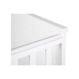 Ліжечко Klups Iwo з перегородкою 140 х 70 см Біле (IWO4)