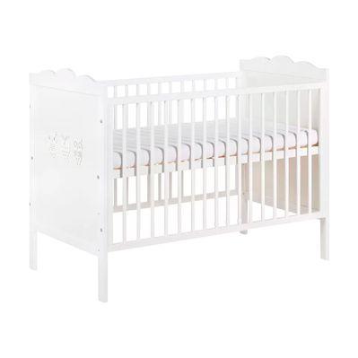 Кроватка Klups Marsell 120 х 60 см Белая (MARSELL3)