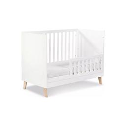 Ліжечко Klups Noah з перегородкою 120 х 60 см Біле (NOAH1)