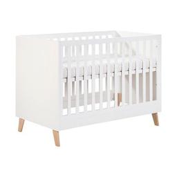 Ліжечко Klups Noah з перегородкою 120 х 60 см Біле (NOAH1)