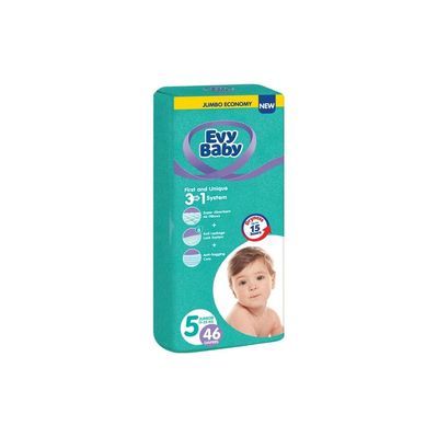 Підгузки Evy Baby Junior Jumbo 11-25 кг 46 шт (8690506520359)