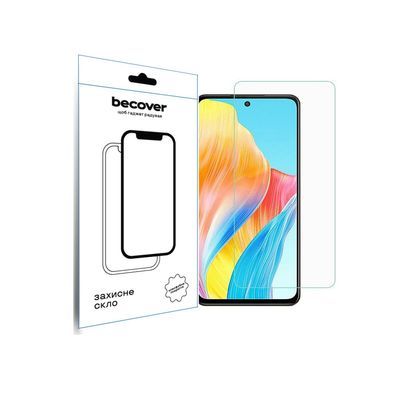 Скло захисне BeCover Oppo A98 5G 3D Crystal Clear Glass (709773)