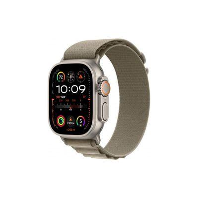 Смарт-часы Apple Watch Ultra 2 GPS + Cellular, 49mm Titanium Case with Olive Alpine Loop - Large (MRF03UL/A)