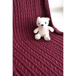 Плед Прованс SOFT коси Бордо 200х220 см (4823093410329)