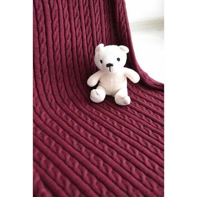 Плед Прованс SOFT коси Бордо 200х220 см (4823093410329)