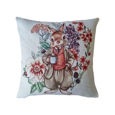 Наволочка Прованс гобеленова 45х45 см Затишок Заєць (4823093438507)