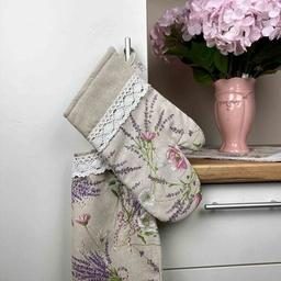 Кухонна прихватка Прованс рукавиця Grosso з мереживом (4823093429130)