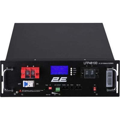 Батарея LiFePo4 2E LiFePO4 48V-100Ah, 19" LCD 16S (2E-LFP48100-LCD)