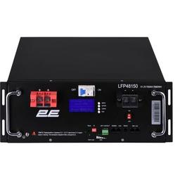 Батарея LiFePo4 2E LiFePO4 48V-150Ah, 19" LCD 16S (2E-LFP48150-LCD)