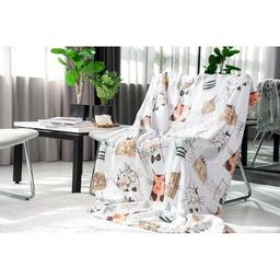Плед Ardesto Flannel великі коти 160х200 см (ART0113PB)