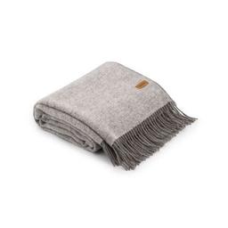 Плед Ardesto Leonardo Doubleface 100% шерсть 140x200 см тауп-белый (ART0407LD)