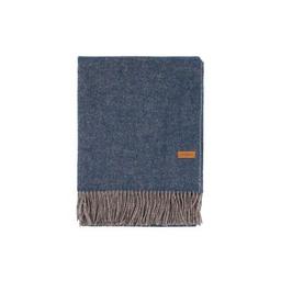 Плед Ardesto Leonardo Doubleface 100% вовна 140x200 см тауп-синій (ART0405LD)