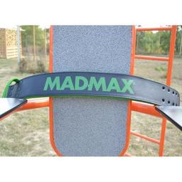 Атлетичний пояс MadMax MFB-302 Quick Release Belt шкіряний Black/Green L (MFB-302_L)