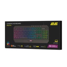 Клавиатура 2E Gaming KG315 RGB USB UA Black (2E-KG315UBK)