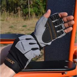 Перчатки для фитнеса MadMax MFG-871 Damasteel Grey/Black M (MFG-871_M)