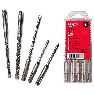 Набор буров Milwaukee SDS-PLUS M2 5шт (4932352338)