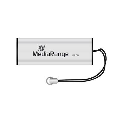 USB флеш накопичувач Mediarange 128GB Black/Silver USB 3.0 (MR918)