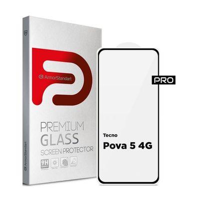 Скло захисне Armorstandart Pro Tecno Pova 5 4G Black (ARM68938)