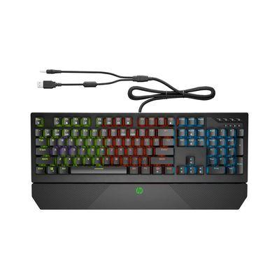 Клавиатура HP Pavilion Gaming 800 LED 108key Red Switch USB Black (5JS06AA)