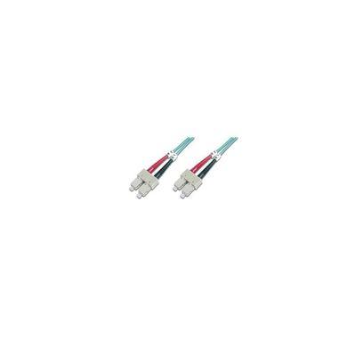 Оптичний патчкорд Digitus SC/UPC-SC/UPC, 50/125, MM, OM3, duplex, 2м (DK-2522-02/3)