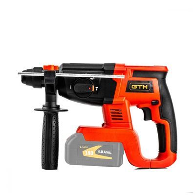 Перфоратор GTM RHC18/22BL, 18В, 2,2Дж, 0-1100об/хв, (без АКБ та ЗП) (RHC18/22BL_BARE TOOL)