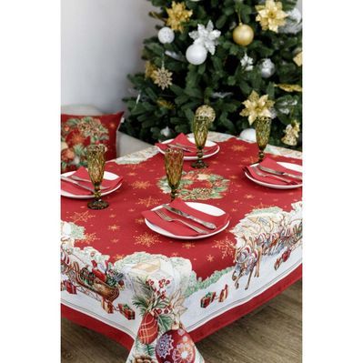 Скатертина Прованс гобеленова PRESENT 135х140 см (4823093450622)