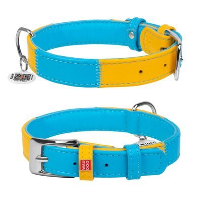 Нашийник для тварин WAUDOG Glamour Colors of freedom з QR паспортом S (200-4020)