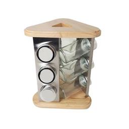 Набор для специй Stenson трикутна на підставці 9 шт (MS-3504)