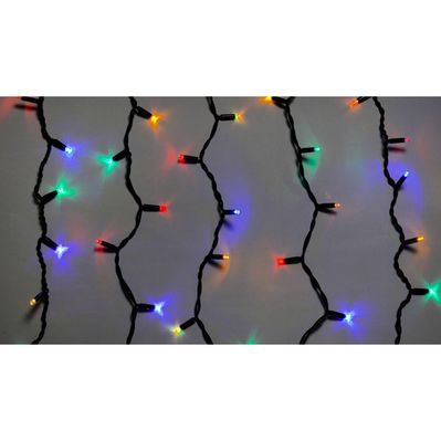 Гірлянда Delux ICICLE flash 108LED 2 х 1 м мульти / черн IP44 EN (90012950)