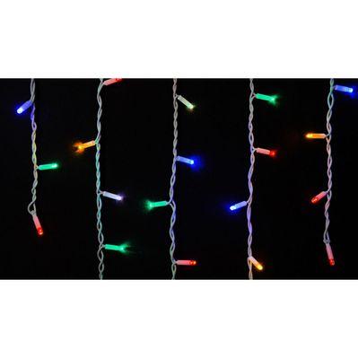 Гирлянда Delux ICICLE flash 75LED 2 х 0.7 м мульти/белый IP44 EN (90012956)