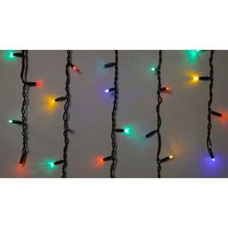 Гирлянда Delux ICICLE flash 75LED 2 х 0.7 м мульти/черный IP44 EN (90012955)