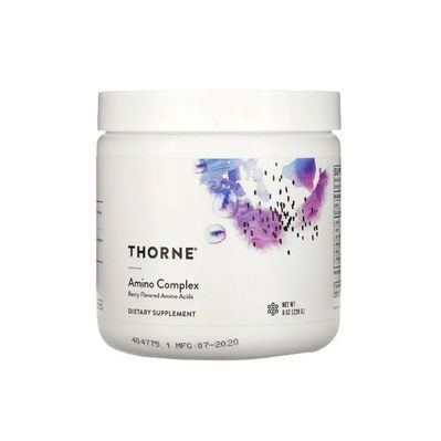 Амінокислота Thorne Research Комплекс амінокислот, смак ягід, Amino Complex, Berry Flavored, 228 г (THR-00464)