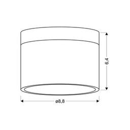 Светильник точечный Candellux 2273716 TUBA (2273716)