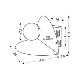 Светильник Candellux 21-76038 ZENIT (21-76038)