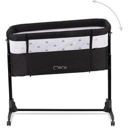 Ліжечко MoMi Приставне ліжечко MoMi REVO (колір - dark grey) (LOZE00021)