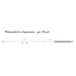 Гирлянда Delux SNOWFALL C 60 LED 1.0 м белый/белый IP44 EN (90009093)