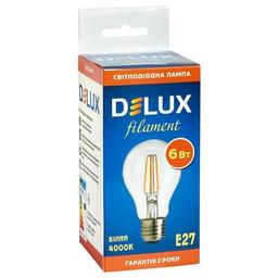 Лампочка Delux BL60 6Вт 4000K 220В E27 filament (90016730)
